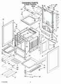 CHASSIS PARTS Diagram and Parts List for TEP200VAQ0  Estate Range