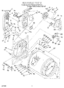 BULKHEAD Diagram and Parts List for KGYS700EQ1  KitchenAid Dryer