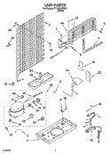 UNIT PARTS Diagram and Parts List for TT18DKXRQ01  Estate Refrigerator