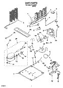 UNIT PARTS Diagram and Parts List for IKT196302  Inglis Refrigerator