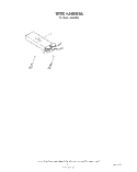 WIRE HARNESS Diagram and Parts List for H6358L0  Roper Range