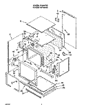 OVEN Diagram and Parts List for RM778PXXB1  Whirlpool Microwave Oven Combo