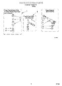 WATER SYSTEM Diagram and Parts List for CCW5264W4  Whirlpool Washer