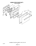 Part Location Diagram of 816367 Whirlpool Retainer, Glass