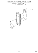 MICROWAVE CONTROL PANEL Diagram and Parts List for RM770PXAB1  Whirlpool Wall Oven