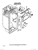 LINER Diagram and Parts List for KTRS25KWAL00  KitchenAid Refrigerator