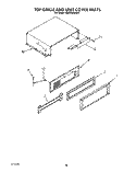 TOP GRILLE AND UNIT COVER Diagram and Parts List for KSSS42DWW01  KitchenAid Refrigerator