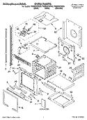 OVEN PARTS Diagram and Parts List for YKEBC278KM0  KitchenAid Wall Oven