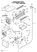 ICEMAKER PARTS Diagram and Parts List for KSSO36QMX02  KitchenAid Refrigerator