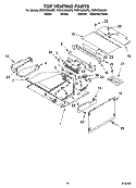 TOP VENTING PARTS Diagram and Parts List for YKEHC309JB5  KitchenAid Microwave Oven Combo