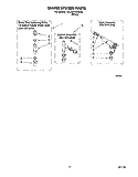 WATER SYSTEM Diagram and Parts List for 3XLA87W72BW0  Whirlpool Washer