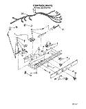 CONTROL Diagram and Parts List for 3ED25DQXVN01  Whirlpool Refrigerator