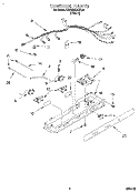 CONTROL Diagram and Parts List for KSRB25QDBL01  KitchenAid Refrigerator