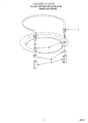 HEATER Diagram and Parts List for KUDC25CHSS0  KitchenAid Dishwasher