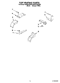 TOP VENTING PARTS Diagram and Parts List for KESS907SBL02  KitchenAid Range