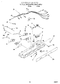 CONTROL Diagram and Parts List for 6ED25DQXFB01  Whirlpool Refrigerator