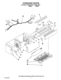 ICEMAKER PARTS Diagram and Parts List for KFIS20XVBL7  KitchenAid Refrigerator