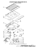 COMPARTMENT SEPARATOR Diagram and Parts List for ET14ZKXWW01  Whirlpool Refrigerator
