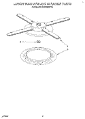 LOWER WASHARM AND STRAINER Diagram and Parts List for KUDS23HY2  KitchenAid Dishwasher