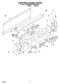 Part Location Diagram of 4372918 Whirlpool SPACER