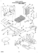 UNIT Diagram and Parts List for RS25AWXEN01  Roper Refrigerator