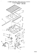 COMPARTMENT SEPARATOR Diagram and Parts List for ET20NKXAN04  Whirlpool Refrigerator