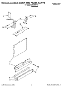 DOOR AND PANEL PARTS Diagram and Parts List for KUDU02VSPA4  KitchenAid Dishwasher