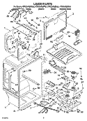 LINER PARTS Diagram and Parts List for KTRC22EMSS03  KitchenAid Refrigerator