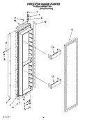 Part Location Diagram of 2316844S Whirlpool HANDLE