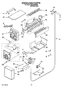 Part Location Diagram of W10127747 Whirlpool ICE-CONTNR
