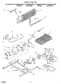 UNIT Diagram and Parts List for ET18NMYAN00  Whirlpool Refrigerator