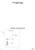 MISCELLANEOUS Diagram and Parts List for LST7233AW1  Whirlpool Washer