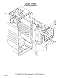 LINER Diagram and Parts List for ET18NKXRWR0  Whirlpool Refrigerator