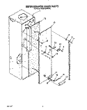 REFRIGERATOR LINER Diagram and Parts List for KSSS42DWW00  KitchenAid Refrigerator