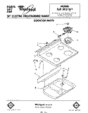 Part Location Diagram of 307868 Whirlpool Cooktop (Coffee)