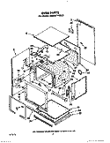 OVEN Diagram and Parts List for KEMI371XBL0  KitchenAid Microwave Oven Combo