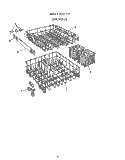 RACK Diagram and Parts List for 8575L20  Roper Dishwasher
