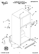 CABINET Diagram and Parts List for ET20NKXDN02  Whirlpool Refrigerator