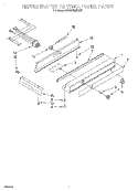 REFRIGERATOR CONTROL PANEL Diagram and Parts List for KSSS48MDX03  KitchenAid Refrigerator