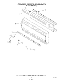 CONTROL FRAME AND KNOB Diagram and Parts List for KEBS177SWH2  KitchenAid Wall Oven