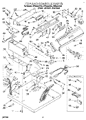 SECTION Diagram and Parts List for CEE2990AG2  Whirlpool Dryer