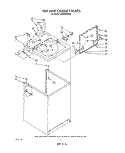 TOP AND CABINET , LITERATURE AND OPTIONAL Diagram and Parts List for LA8200XWW0  Whirlpool Washer