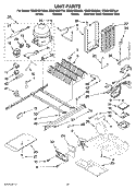 UNIT PARTS Diagram and Parts List for GS6SHEXNT04  Whirlpool Refrigerator