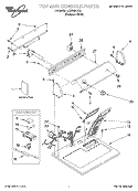 SECTION Diagram and Parts List for LER3624JQ0  Whirlpool Dryer