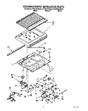 COMPARTMENT SEPARATOR Diagram and Parts List for KTRS22KAAL01  KitchenAid Refrigerator