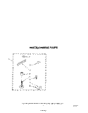 MISCELLANEOUS Diagram and Parts List for LA5430XSW1  Whirlpool Washer