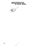 MISCELLANEOUS, LIT/OPTIONAL Diagram and Parts List for DU980QPDB5  Whirlpool Dishwasher