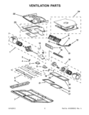 VENTILATION PARTS Diagram and Parts List for KHHC2090SSS4  KitchenAid Microwave