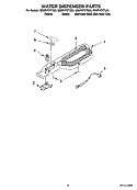 WATER DISPENSER PARTS, OPTIONAL PARTS Diagram and Parts List for GR9FHTXTL00  Whirlpool Refrigerator