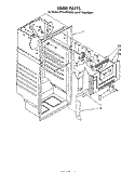 LINER Diagram and Parts List for ET18JMXSW01  Whirlpool Refrigerator
